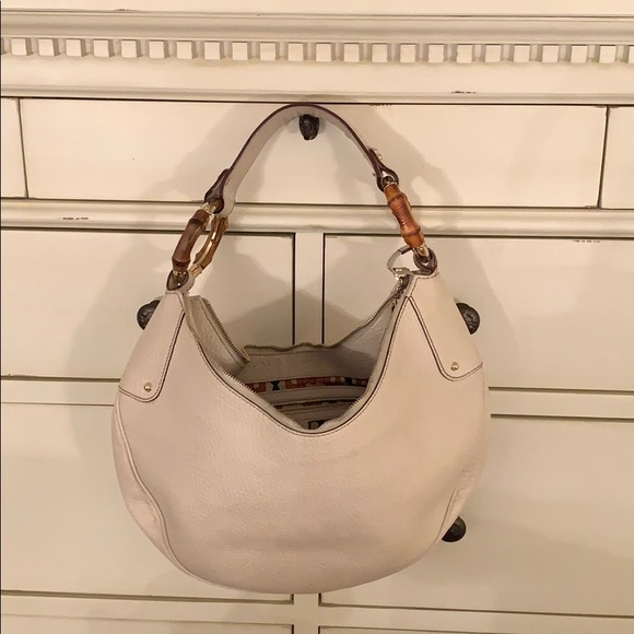 Gucci Handbags - Gucci Half Moon Leather Hobo